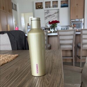 Corkcicle Shimmering Gold Water Bottle